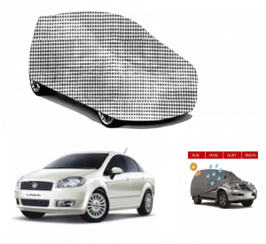 car-body-cover-check-print-fiat-linea